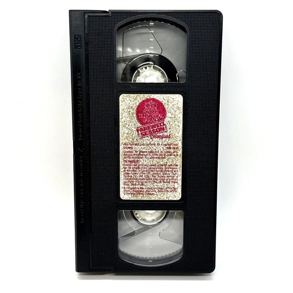 Vtg Disneyland Main Street Electrical Parade Farewell Season Clamshell VHS - Picture 5 of 6